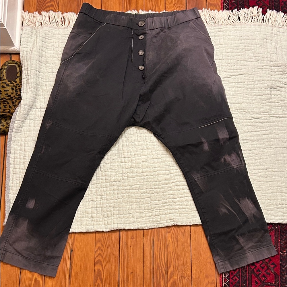 Black and Dark Grey Studio b3 Pants